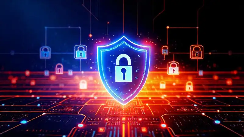 Protección digital futurista y segura