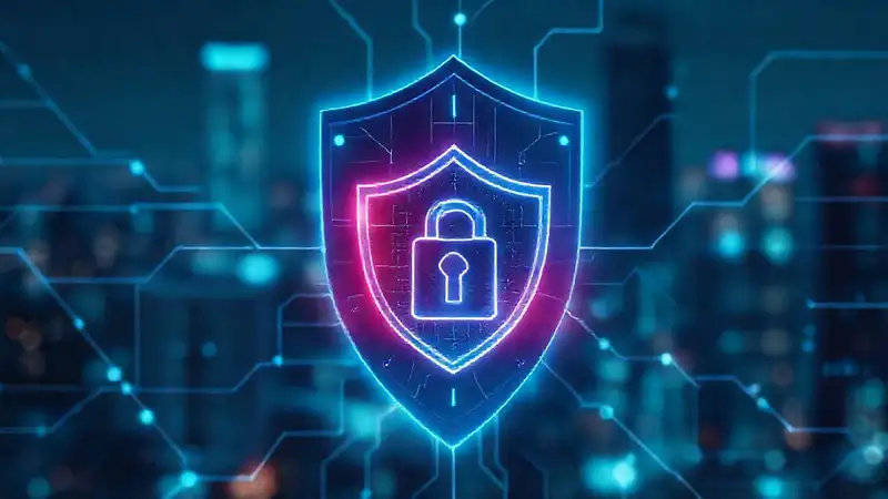 Protección digital avanzada, segura y futurista