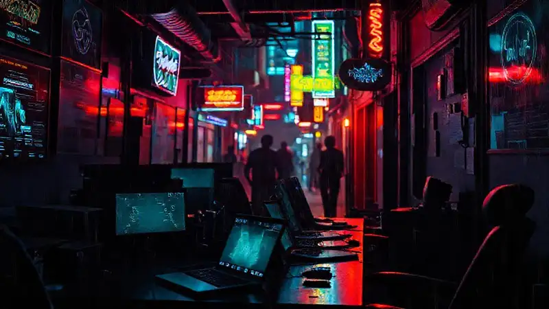 Un futuro tecnológico sombrío y digital