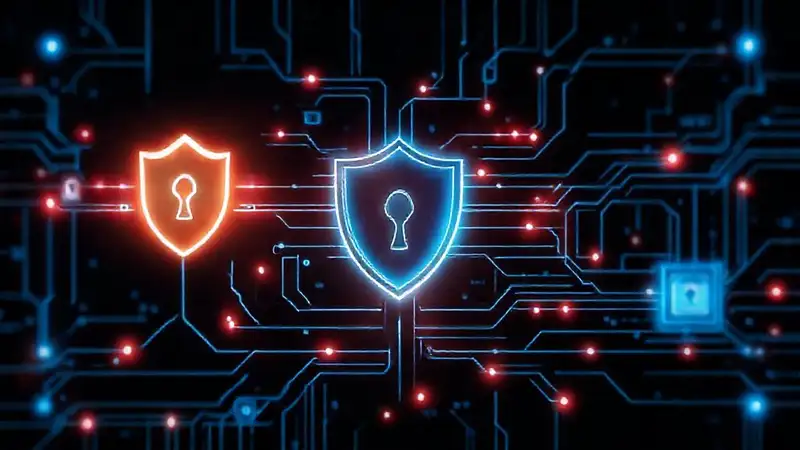 Un firewall digital protege el flujo de datos