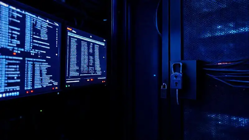 Seguridad digital en servidor protegido