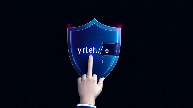 Protección digital con advertencia visual