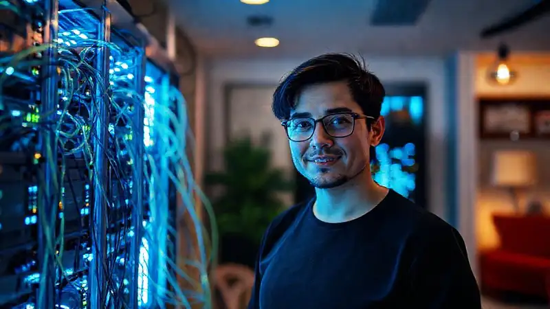 Un hogar tecnológico seguro y brillante