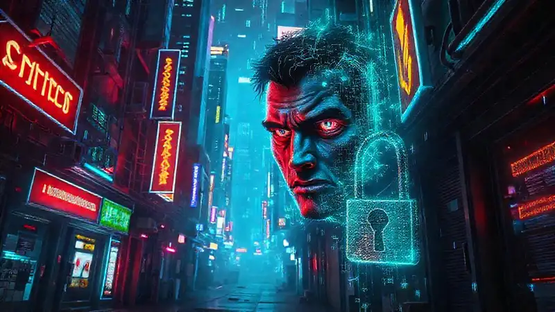 Ciudad cyberpunk digital