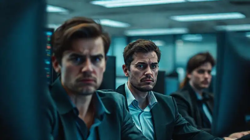 Oficina corporativa: tensión y preocupación digital