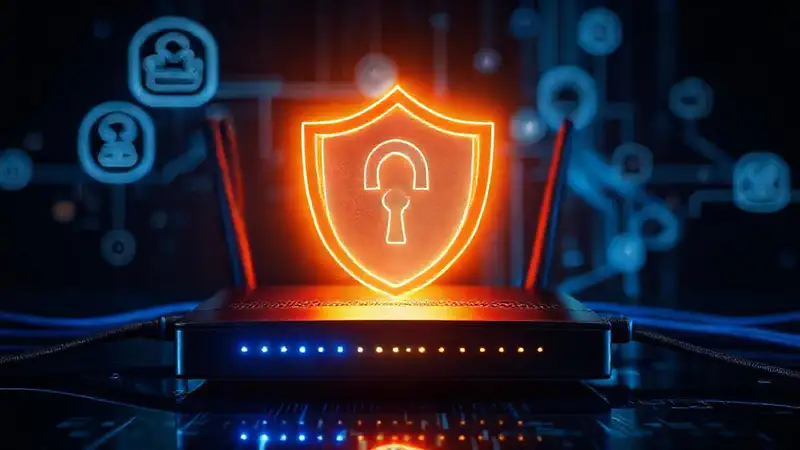 Router protege datos en red segura