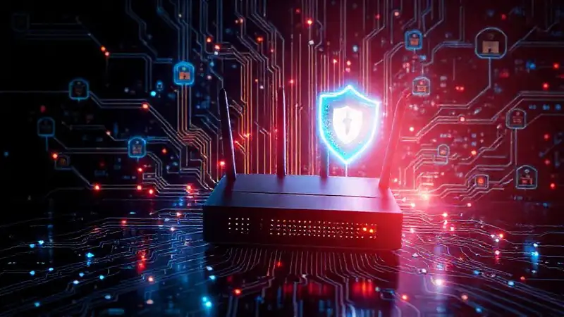 Un router futurista protege la red