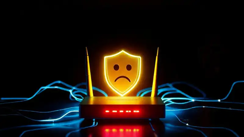 Amenaza cibernética: red vulnerable y protegida