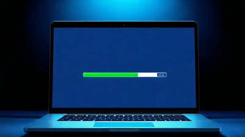 Actualización exitosa en pantalla digital