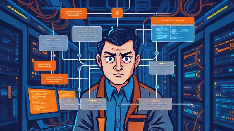 Un técnico analiza datos críticos