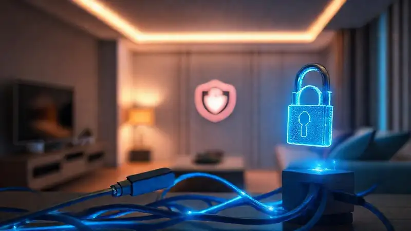 Red doméstica segura, moderna y tranquila